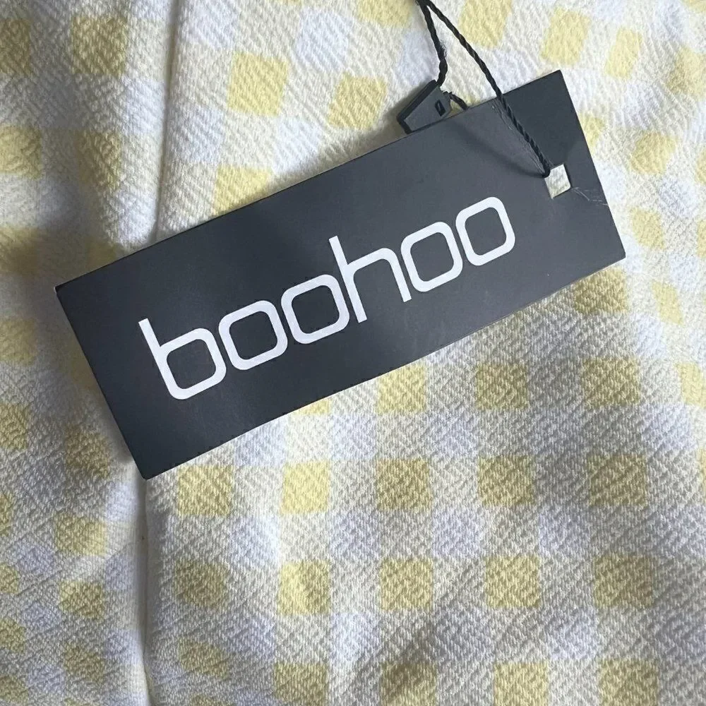 Boohoo Skinny Leg Checkered Pant Size 4 NWT! - Picture 8 of 8